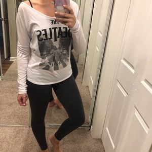 The Beatles white long sleeve shirt size M